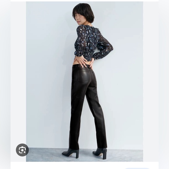 Wilfred Melina Low Rise Vegan Leather Pants - Picture 6 of 6